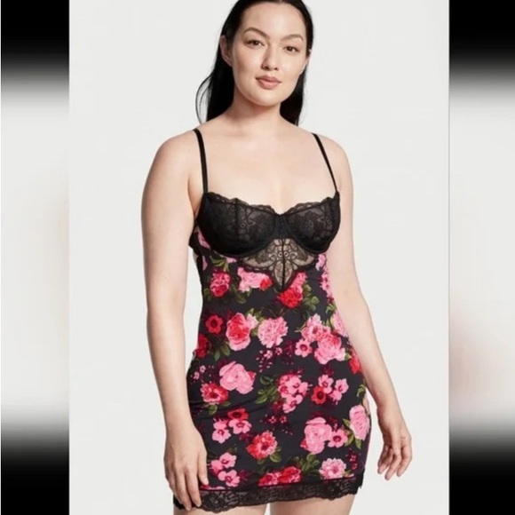 Victoria's Secret Dresses & Skirts - Victoria’s Secret Modal and Lace Cupped Mini Dress
